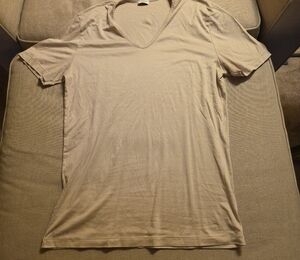 Zimmerli Cream Sea Island Cotton Undershirt